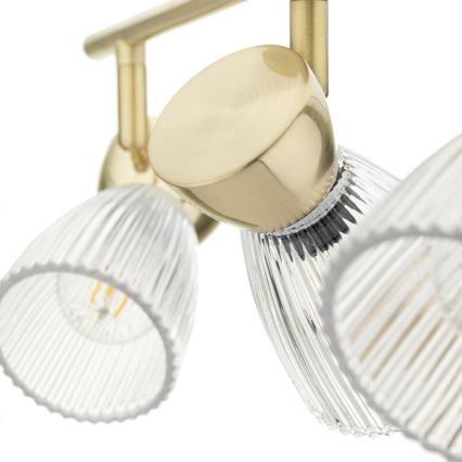 Oświetlenie punktowe BEST 3xE14/40W/230V złote