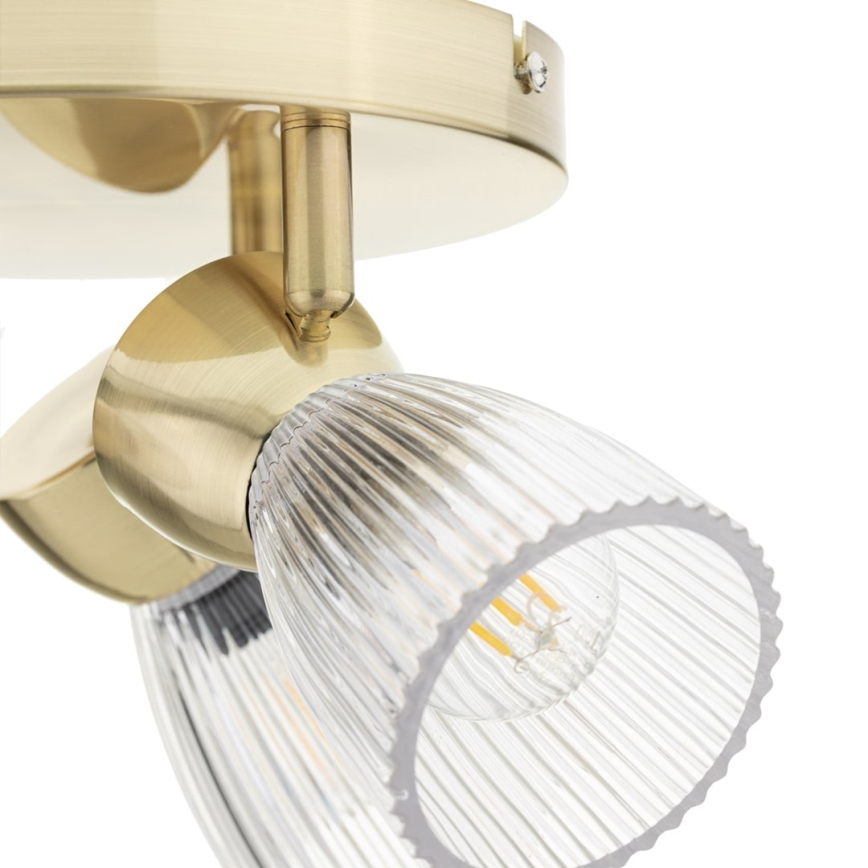 Oświetlenie punktowe BEST 3xE14/40W/230V złote