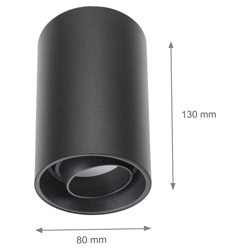 Oświetlenie punktowe CHLOE 1xGU10/50W/230V czarne