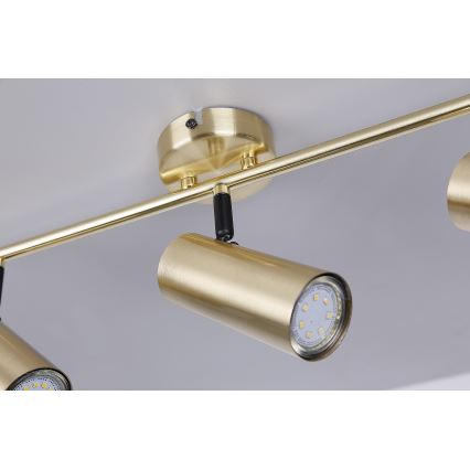 Oświetlenie punktowe COLLY 3xGU10/15W/230V złote