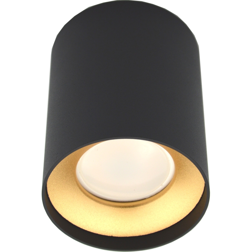Oświetlenie punktowe CYRO 1xGU10/30W/230V czarny/złoty