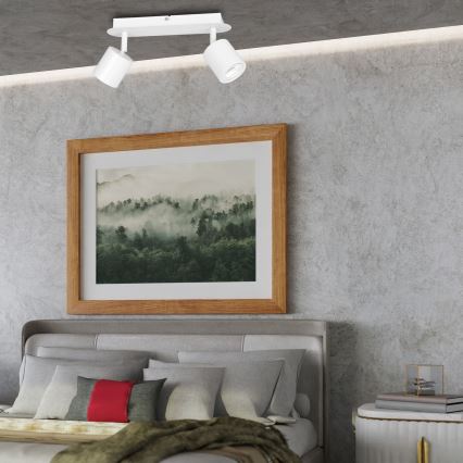 Oświetlenie punktowe DEMIA 2xGU10/8W/230V biały