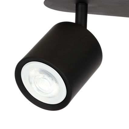 Oświetlenie punktowe DEMIA 3xGU10/8W/230V czarny
