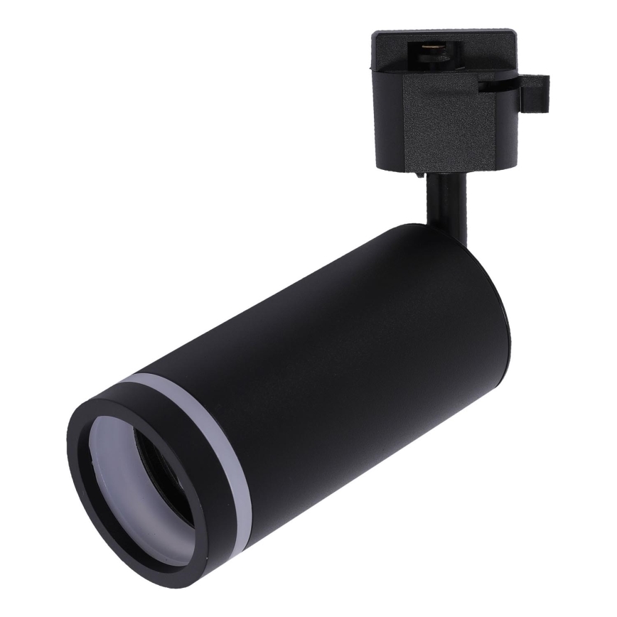Oświetlenie punktowe do 1-fazowego systemu szynowego JET RING 1xGU10/10W/230V czarny