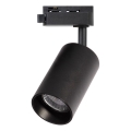 Oświetlenie punktowe do 1-fazowego systemu szynowego PIPE 1xGU10/10W/230V czarny
