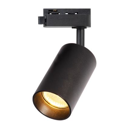 Oświetlenie punktowe do 1-fazowego systemu szynowego PIPE 1xGU10/10W/230V czarny