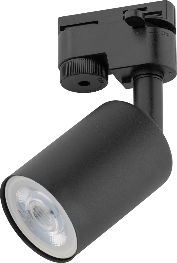 Oświetlenie punktowe do 1-fazowego systemu szynowego TOP 1xGU10/10W/230V czarne