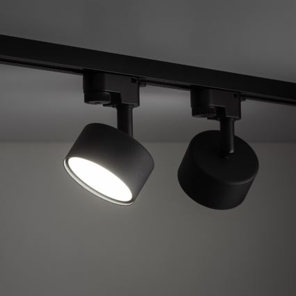 Oświetlenie punktowe do 1-fazowego systemu szynowego AVIA 1xGX53/15W/230V czarny