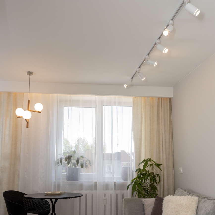 Oświetlenie punktowe do 1-fazowego systemu szynowego JET RING 1xGU10/10W/230V biały