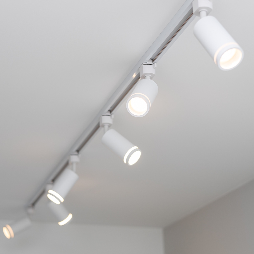Oświetlenie punktowe do 1-fazowego systemu szynowego JET RING 1xGU10/10W/230V biały