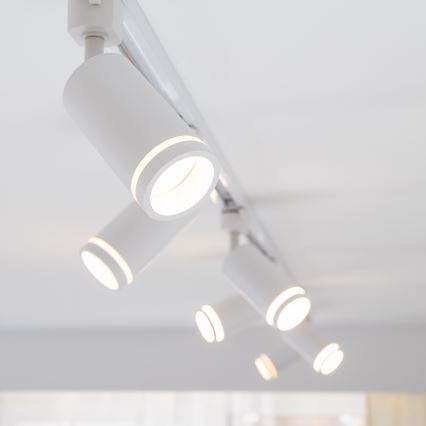 Oświetlenie punktowe do 1-fazowego systemu szynowego JET RING 1xGU10/10W/230V biały