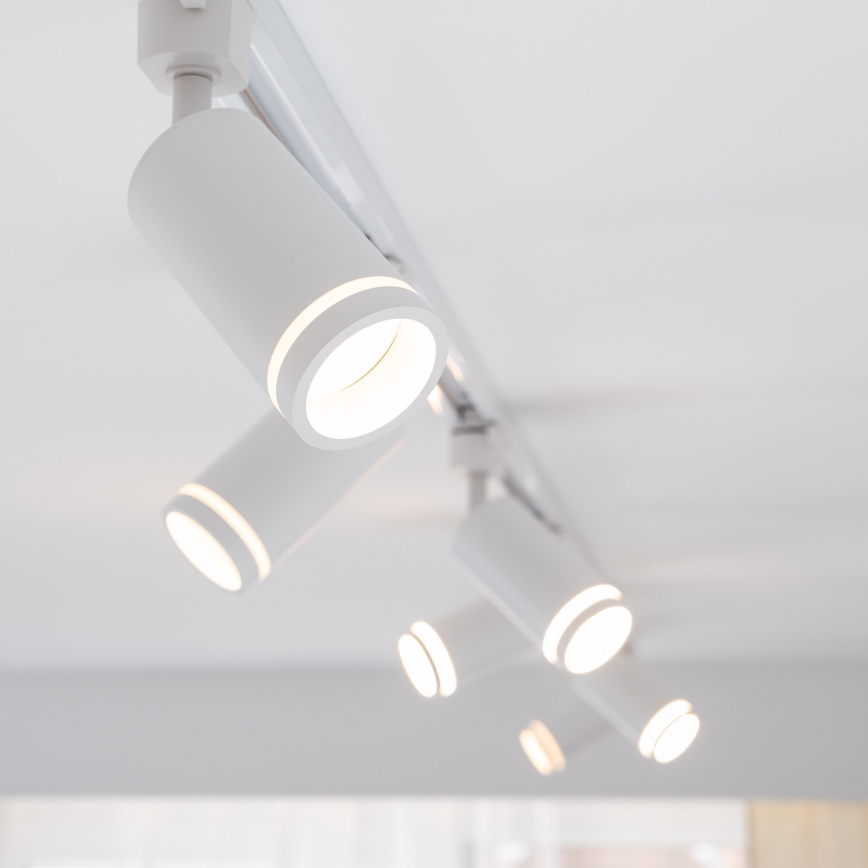 Oświetlenie punktowe do 1-fazowego systemu szynowego JET RING 1xGU10/10W/230V biały