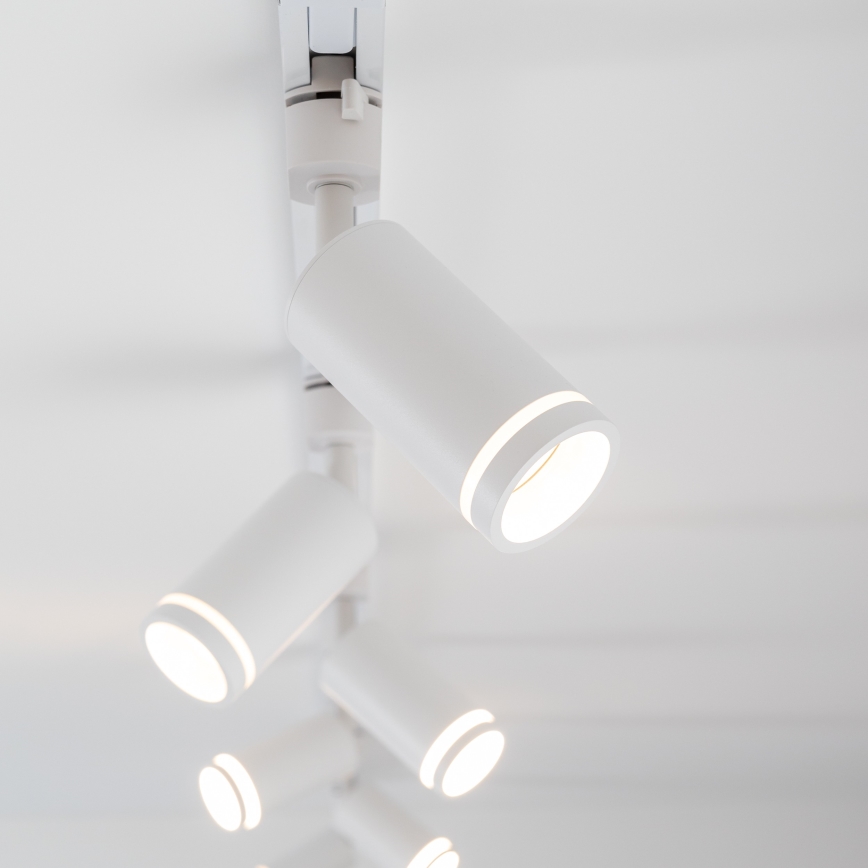 Oświetlenie punktowe do 1-fazowego systemu szynowego JET RING 1xGU10/10W/230V biały