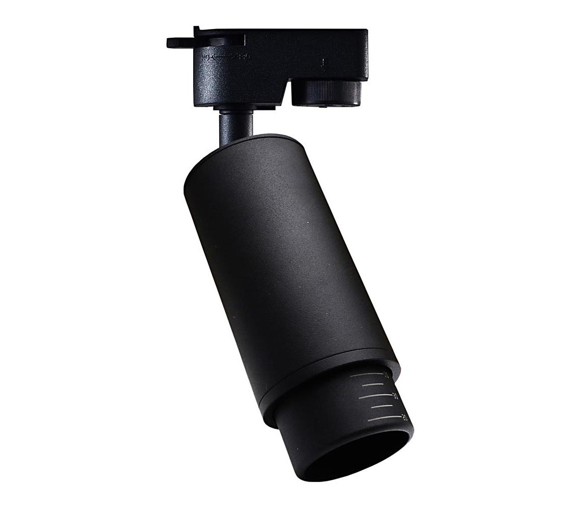 Oświetlenie punktowe do systemu szynowego MICA 1xGU10/25W/230V 1-fázové czarny