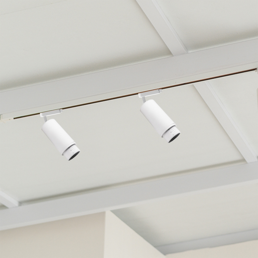 Oświetlenie punktowe do systemu szynowego MICA 1xGU10/25W/230V 1-fazowy  biały