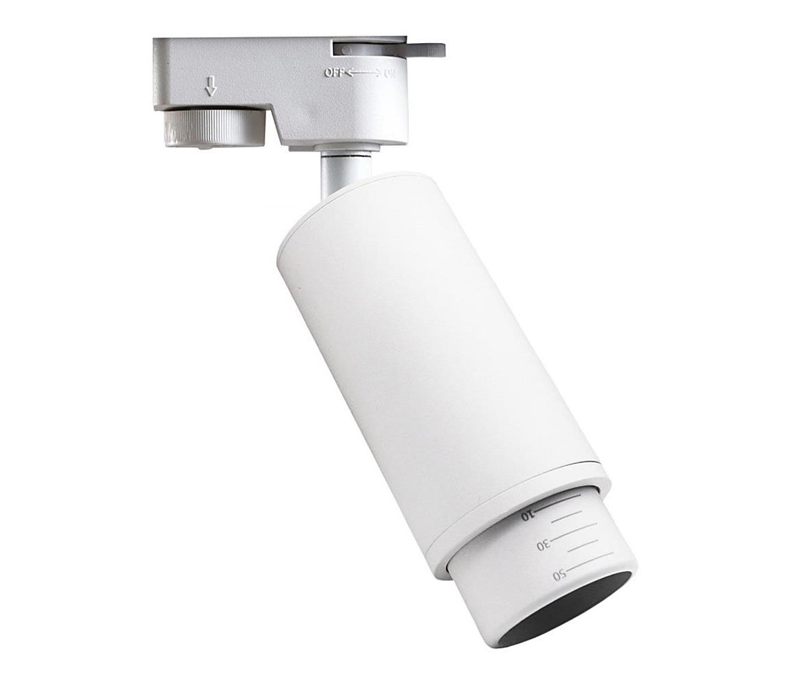 Oświetlenie punktowe do systemu szynowego MICA 1xGU10/25W/230V 1-fazowe biały