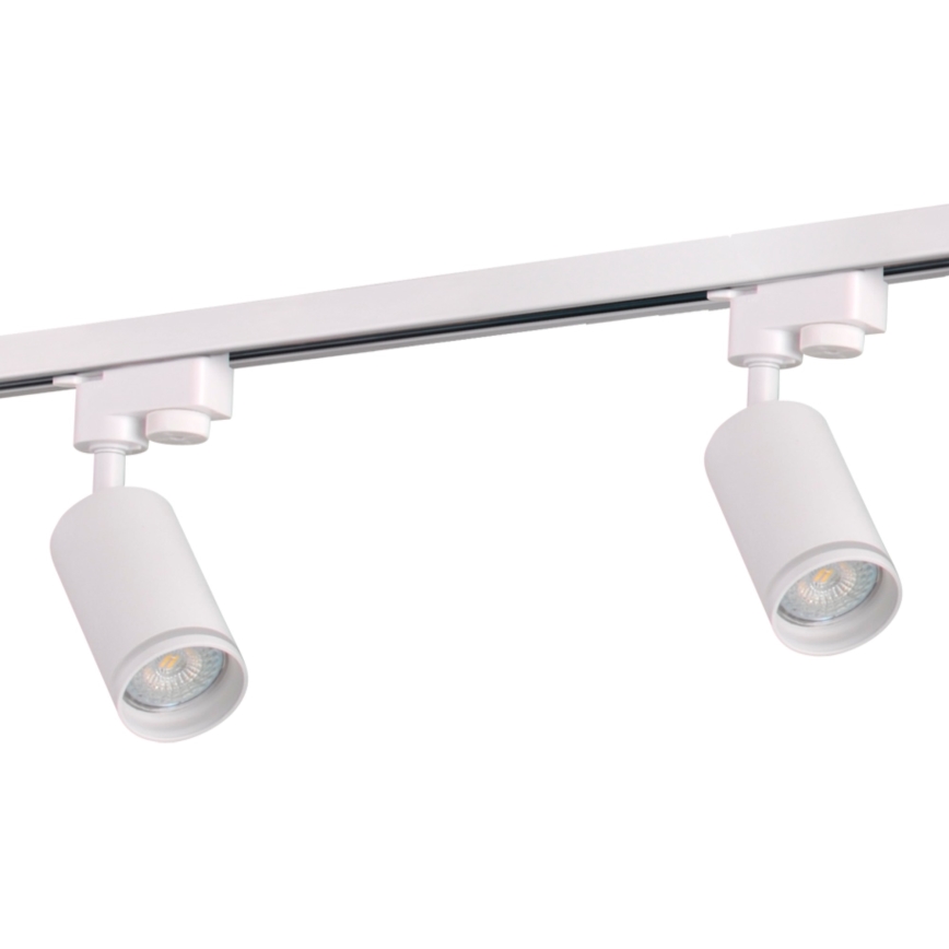 Oświetlenie punktowe do systemu szynowego PARIS 3xGU10/10W/230V + 1 m szyna system biała +