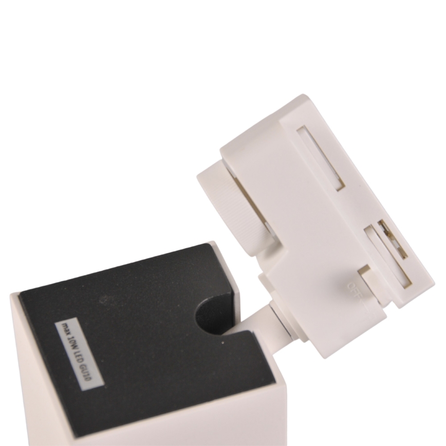 Oświetlenie punktowe do systemu szynowego SQUARE 1xGU10/10W/230V białe