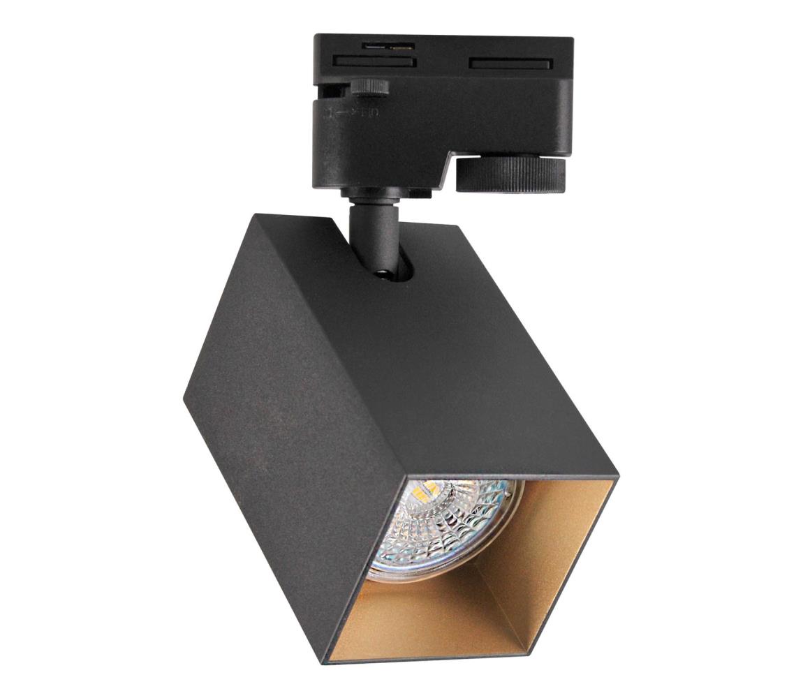 Oświetlenie punktowe do systemu szynowego SQUARE 1xGU10/10W/230V czarne