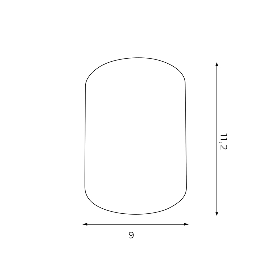 Oświetlenie punktowe DOWNLIGHT ROUND 1xE27/60W/230V 110x88mm
