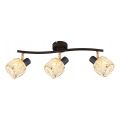 Oświetlenie punktowe DUBAI 3xE14/40W/230V czarny/złoty
