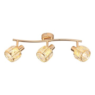 Oświetlenie punktowe DUBAI 3xE14/40W/230V Rose gold