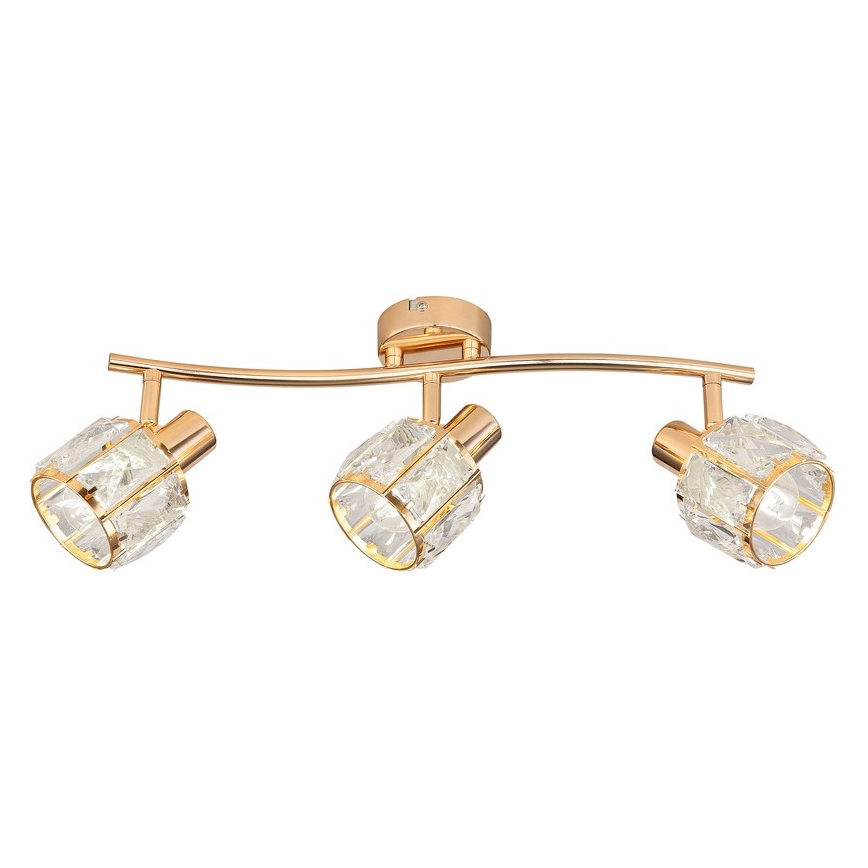 Oświetlenie punktowe DUBAI 3xE14/40W/230V Rose gold