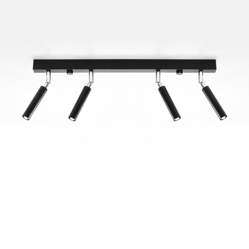 Oświetlenie punktowe EYETECH 4xG9/12W/230V czarny