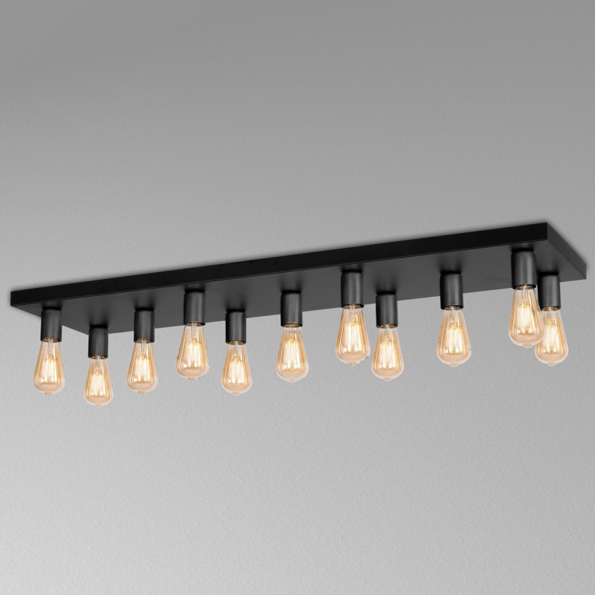 Oświetlenie punktowe FILO 11xE27/60W/230V czarne