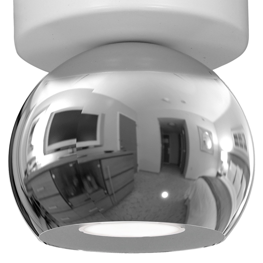 Oświetlenie punktowe GALAXY 1xGU10/8W/230V białe/chrom błyszczący