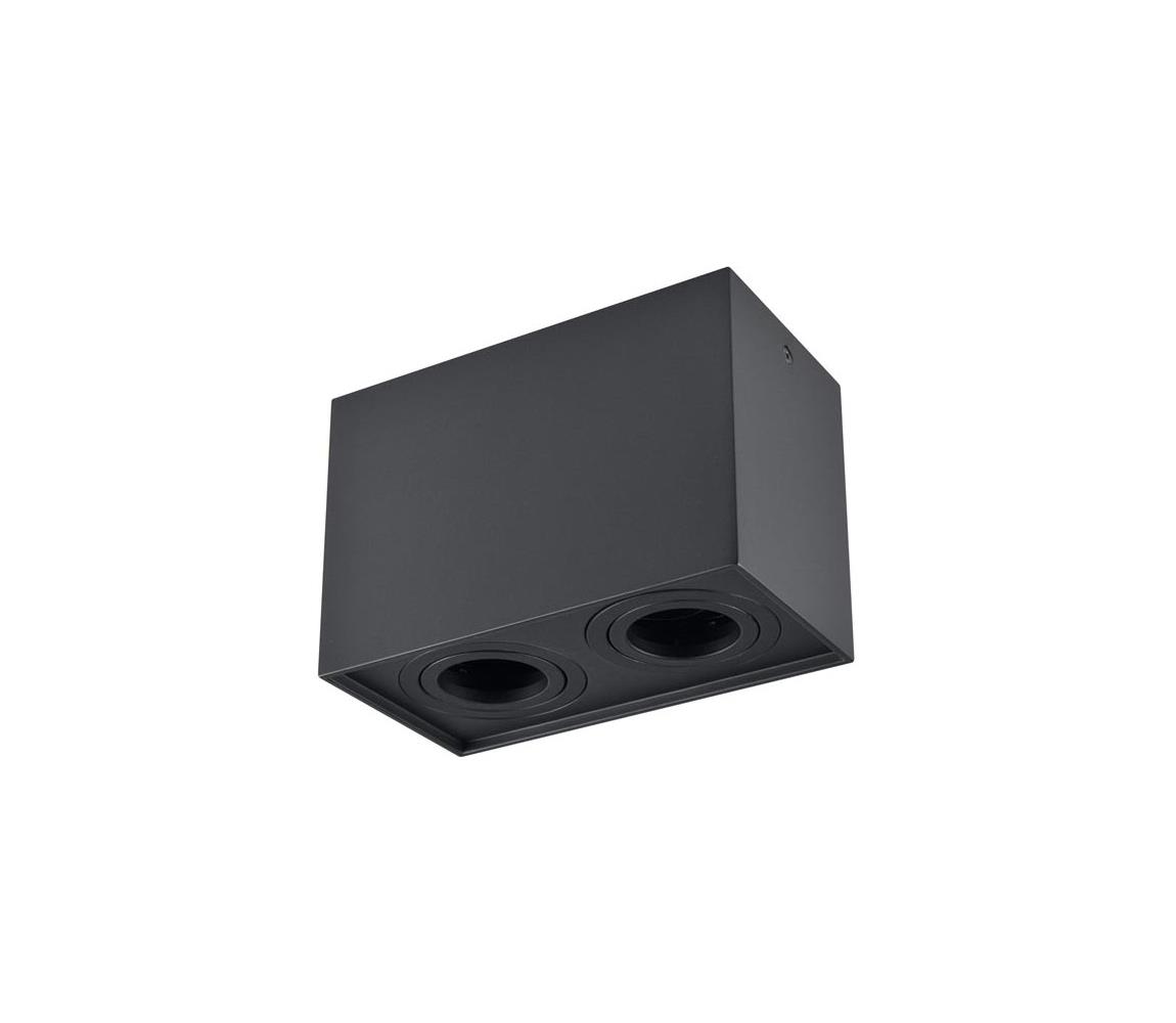 Oświetlenie punktowe HADAR Q2 2xGU10/10W/230V czarny