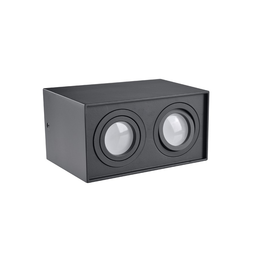 Oświetlenie punktowe HADAR Q2 2xGU10/10W/230V czarny