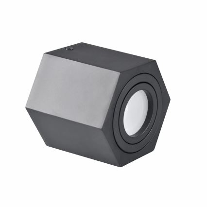 Oświetlenie punktowe HEXAGON 1xGU10/10W/230V czarny