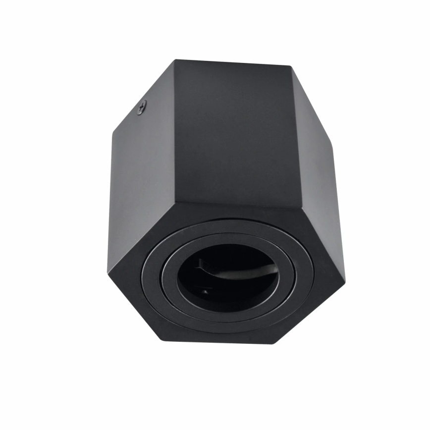 Oświetlenie punktowe HEXAGON 1xGU10/10W/230V czarny