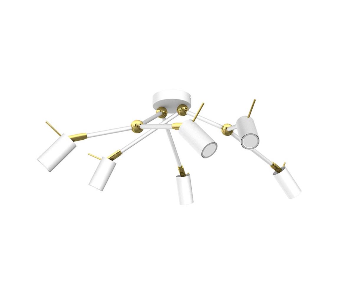 Oświetlenie punktowe IRIS 6xGU10/MR11/40W/230V biały/gold