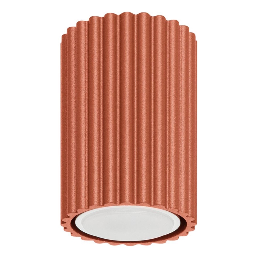 Oświetlenie punktowe KARBON 1xGU10/10W/230V 10 cm czerwony