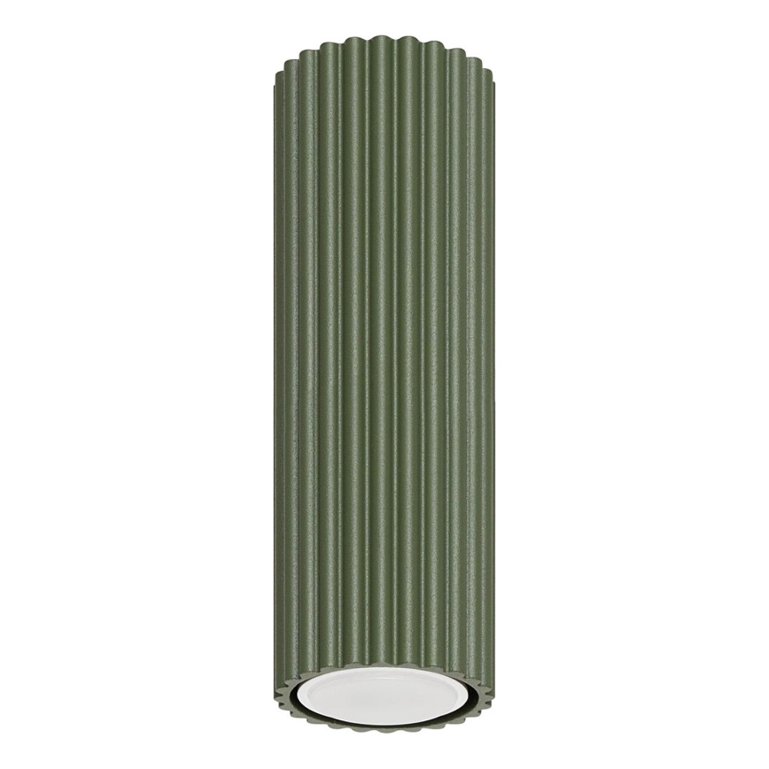 Oświetlenie punktowe KARBON 1xGU10/10W/230V 20 cm zielony