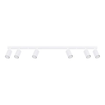 Oświetlenie punktowe KARBON 6xGU10/10W/230V biały