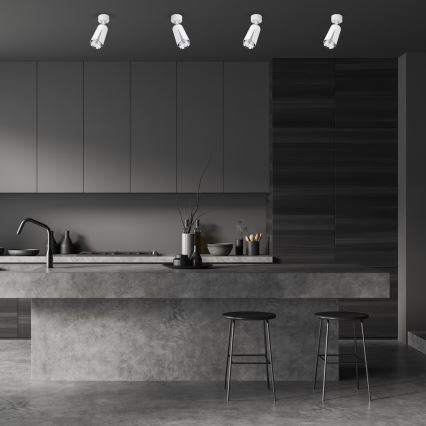 Oświetlenie punktowe KWIAT 1xGU10/8W/230V białe