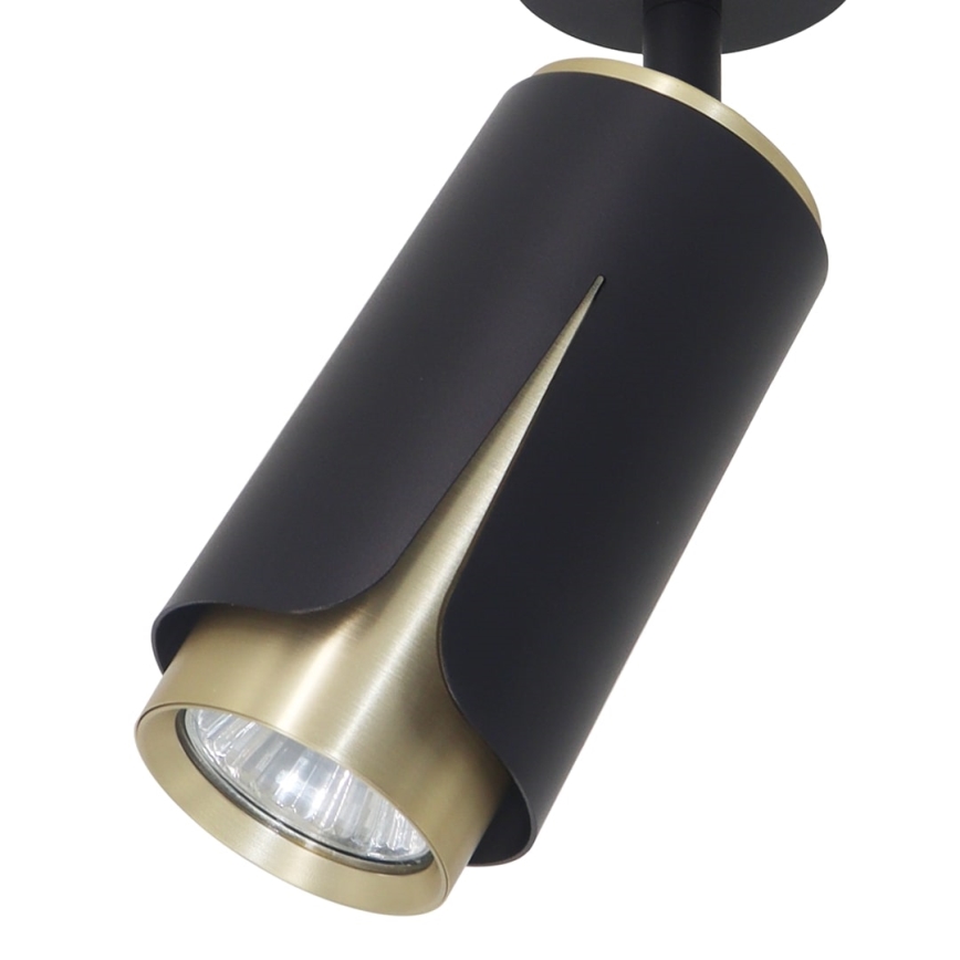 Oświetlenie punktowe KWIAT 1xGU10/8W/230V czarne