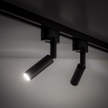 LED Oświetlenie punktowe do 1-fazowego systemu szynowego LAGOS 1xG9/3W/230V czarne