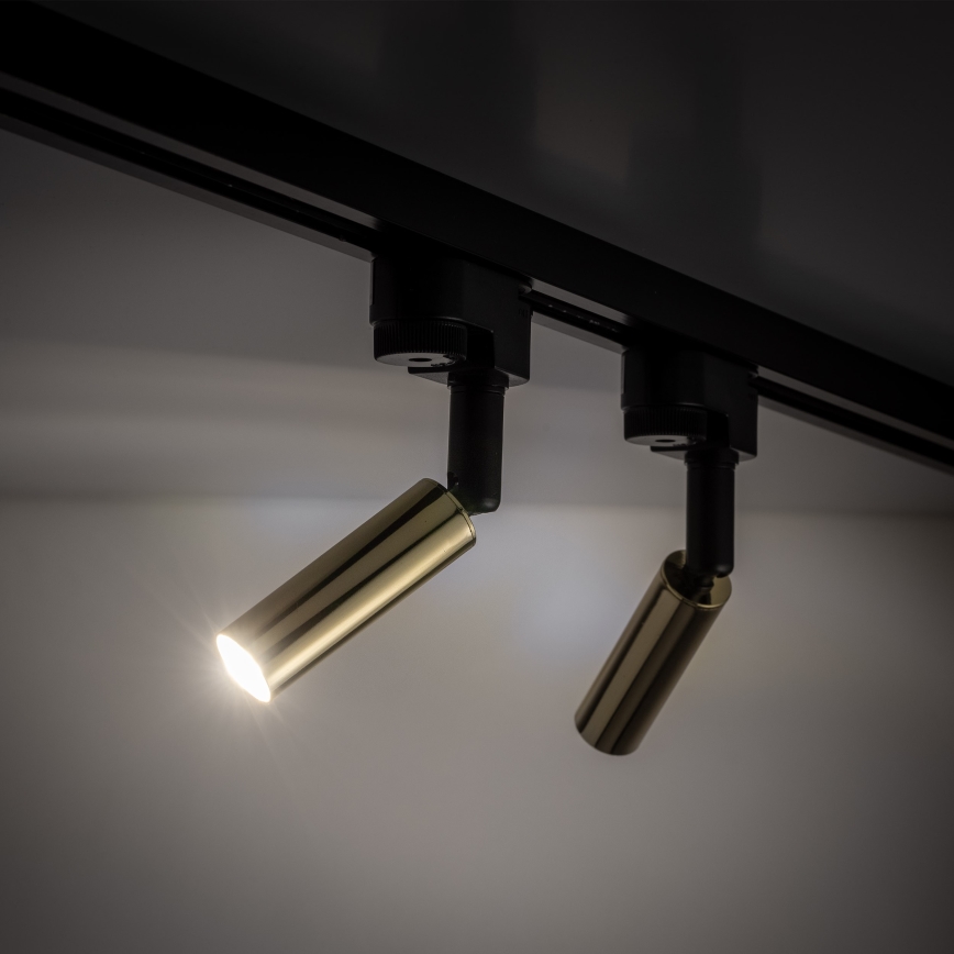 LED Oświetlenie punktowe do 1-fazowego systemu szynowego LAGOS 1xG9/3W/230V złoty/czarny