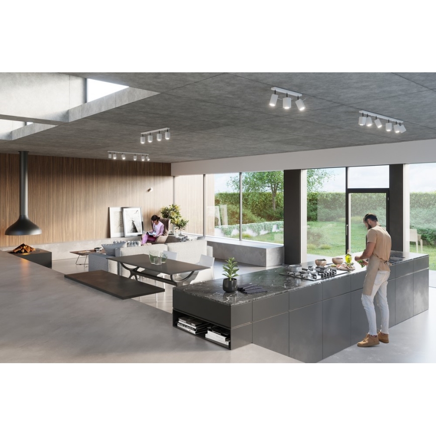 Sollux SL.0097 - Plafon MERIDA 3 3xGU10/40W/230V biały