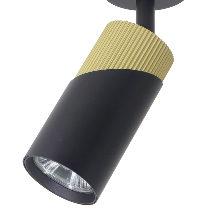 Oświetlenie punktowe NEO 1xGU10/8W/230V czarne/złote