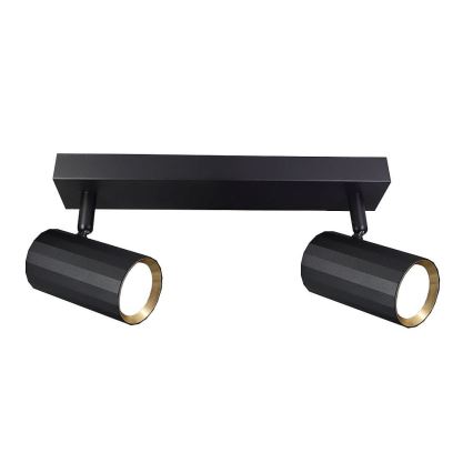 Oświetlenie punktowe NICEA 2xGU10/10W/230V czarne