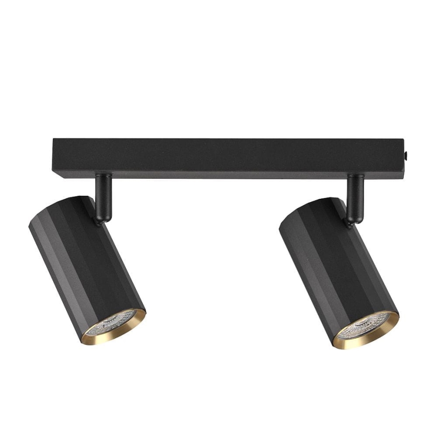 Oświetlenie punktowe NICEA 2xGU10/10W/230V czarne