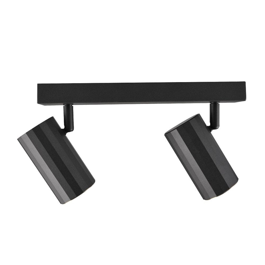 Oświetlenie punktowe NICEA 2xGU10/10W/230V czarne