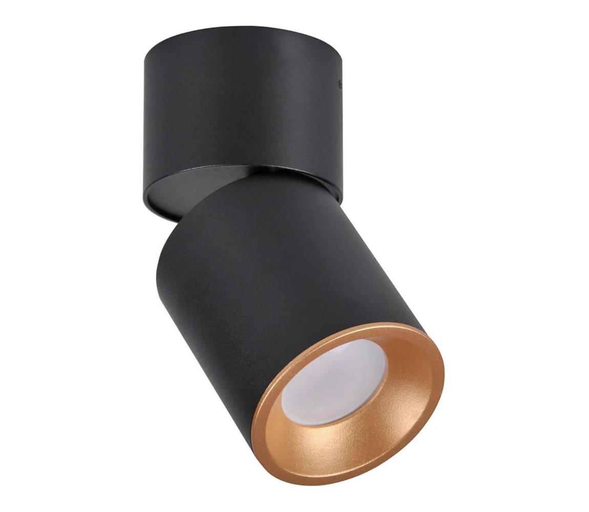 Oświetlenie punktowe NIXA 1xGU10/10W/230V czarne/złote