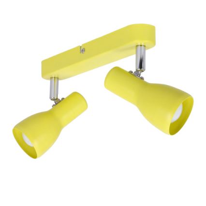Oświetlenie punktowe PICARDO 2xE14/40W/230V żółty