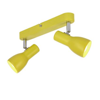 Oświetlenie punktowe PICARDO 2xE14/40W/230V żółty